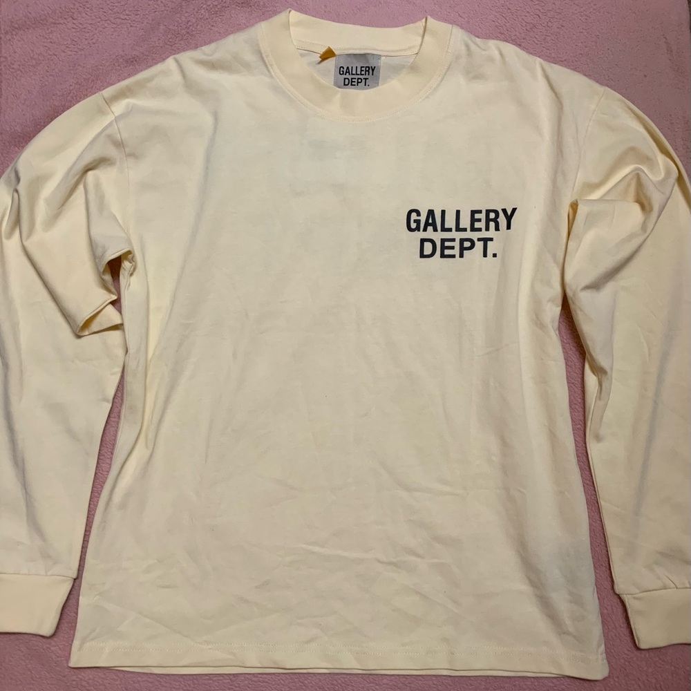 Gallery Dept. Souvenirs Long Sleeve T-Shirt Tee 100% Cotton light New Unisex
